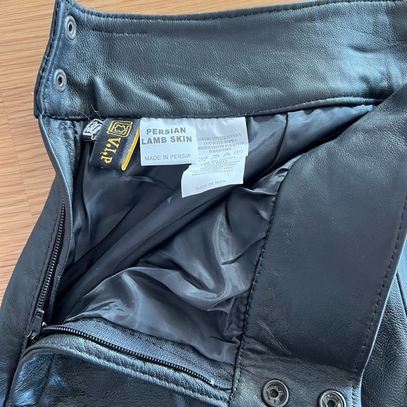 Real soft leather pants in black - Picture 2 of 6